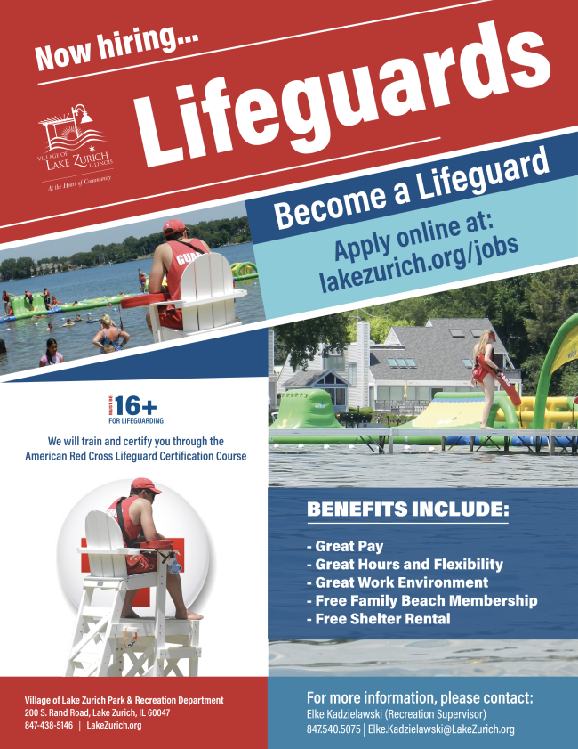 Lifeguard Hire Flyer